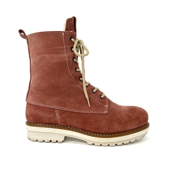 Overland Bree Wool-Lined Suede Ankle Boots Women's Euro Size 37 = US 6.5-7 EUC - Picture 3 of 16